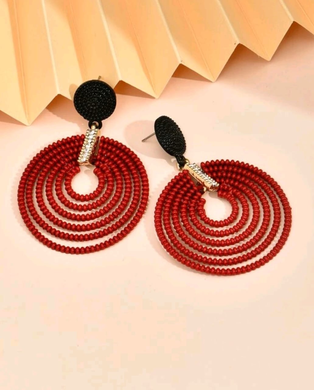 Layered Round Earring