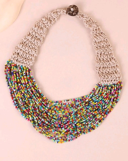 Weave Detail Necklace