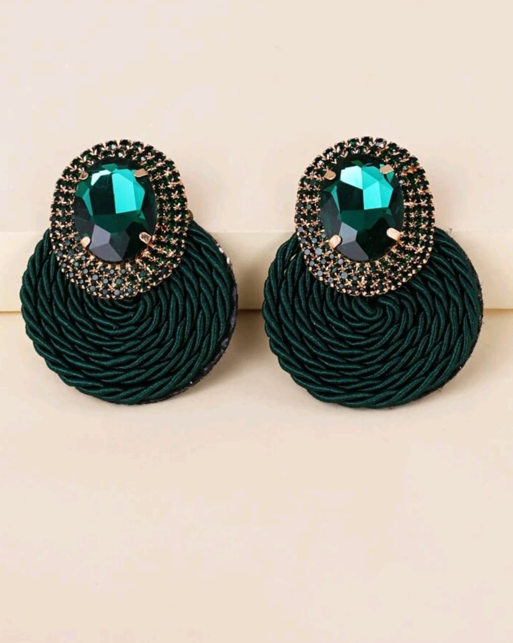 Rhinestone Decor Earring